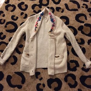 Floral Knit Cardigan